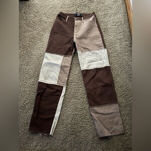 Hollister Color Block Jeans